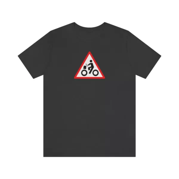 The Road Drummer Logo Warning T-Shirt