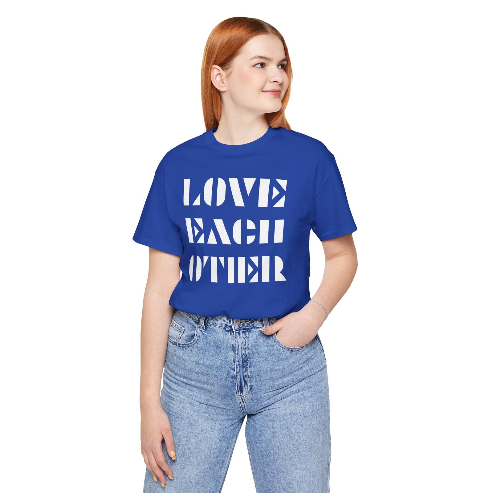 LOVE EACH OTHER - The Road Drummer Bucket T-Shirt - Image 92