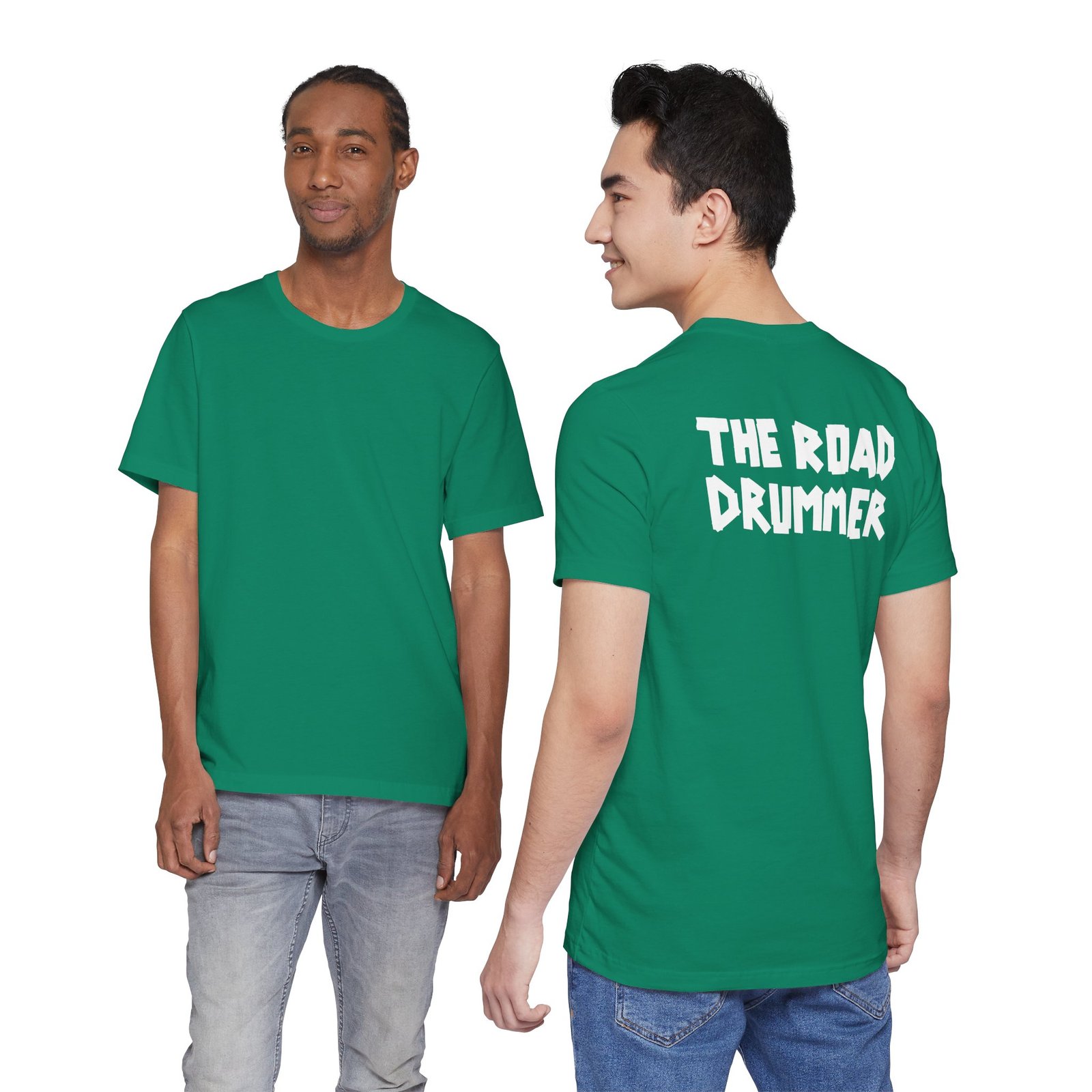Electrical Tape Name BACK - The Road Drummer Logo T-Shirt - Image 55