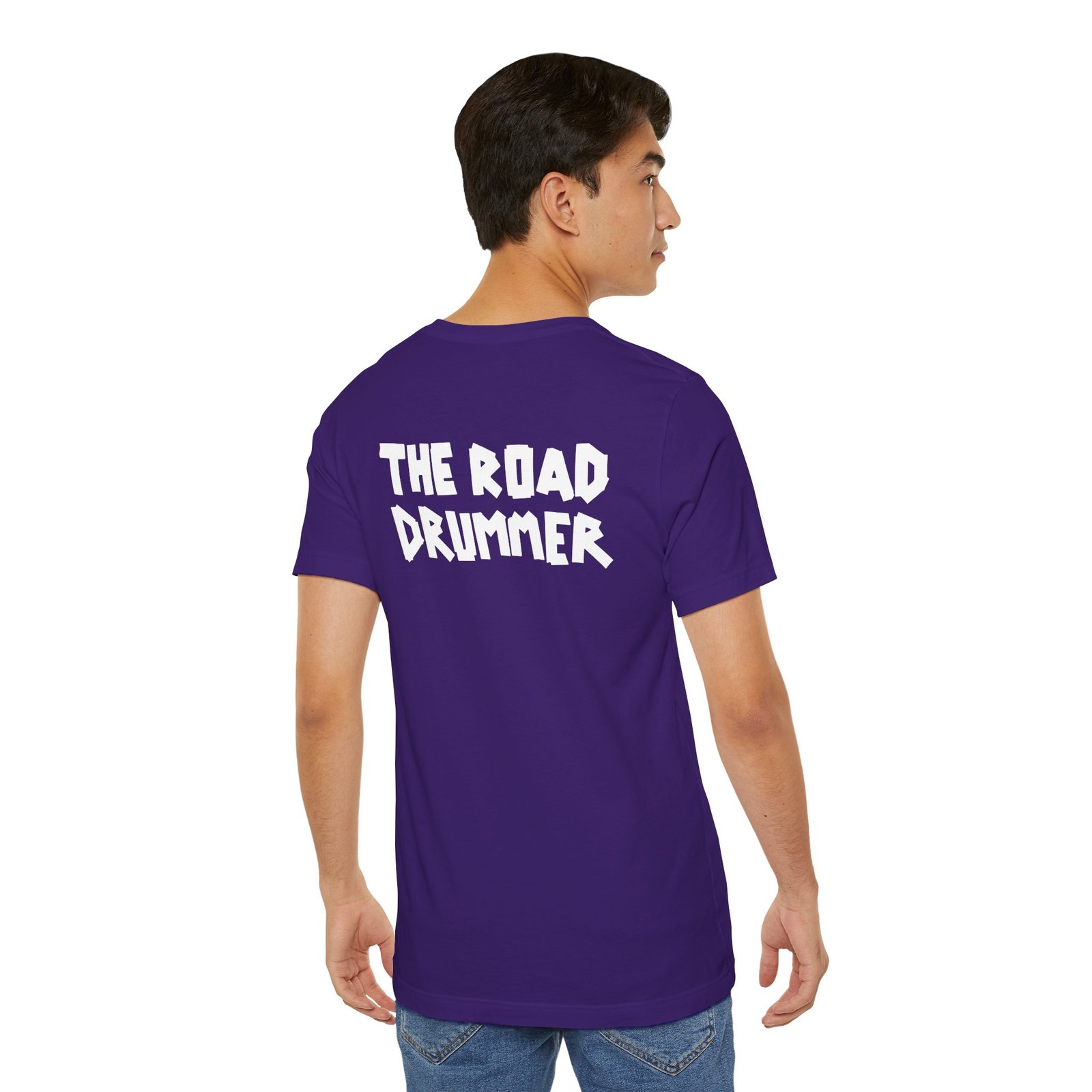 Electrical Tape Name BACK - The Road Drummer Logo T-Shirt - Image 85