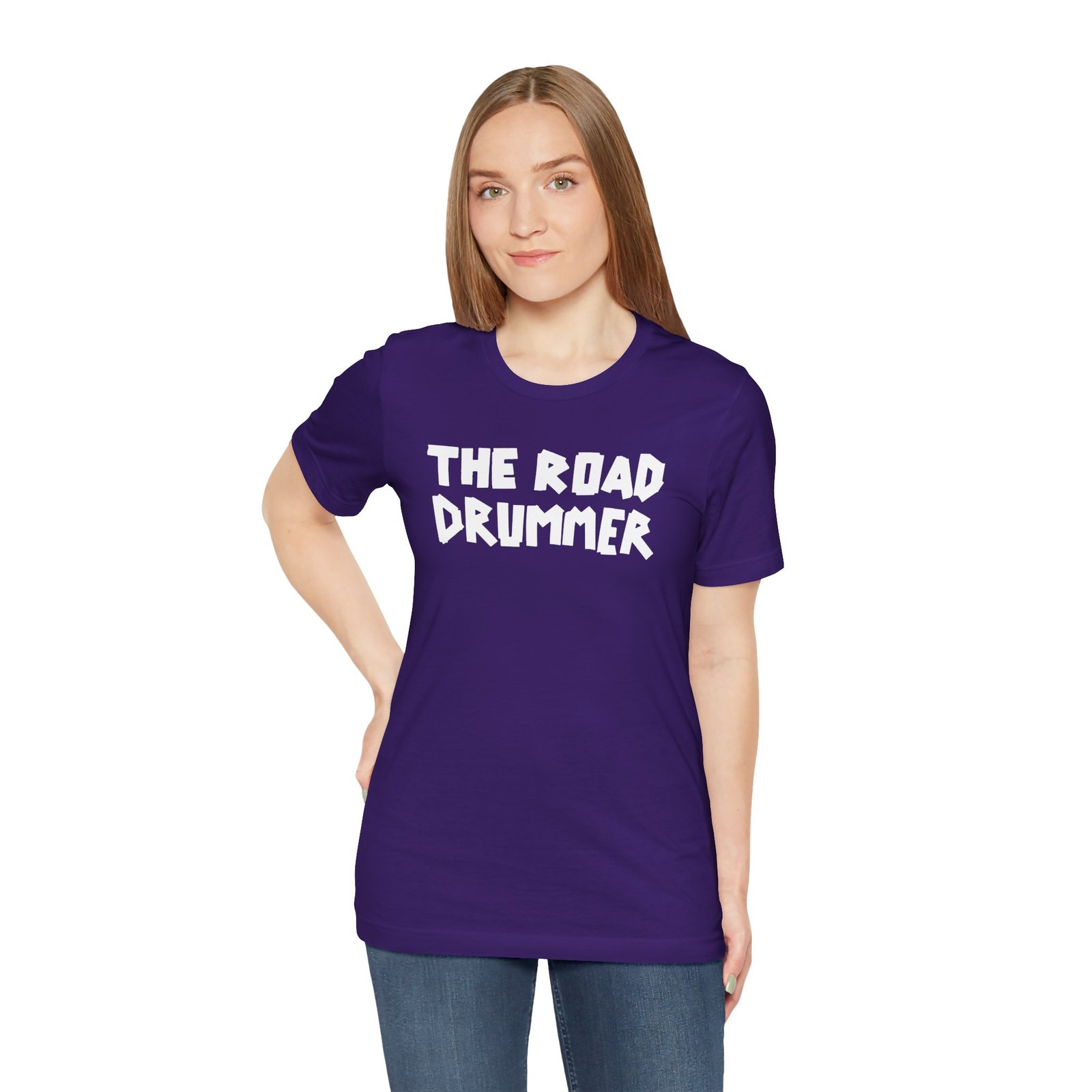 Electrical Tape Name - The Road Drummer Logo T-Shirt - Image 79