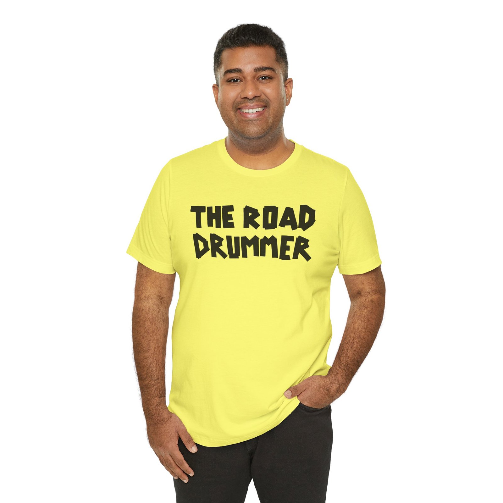 Electrical Tape Name - The Road Drummer Logo T-Shirt - Image 37