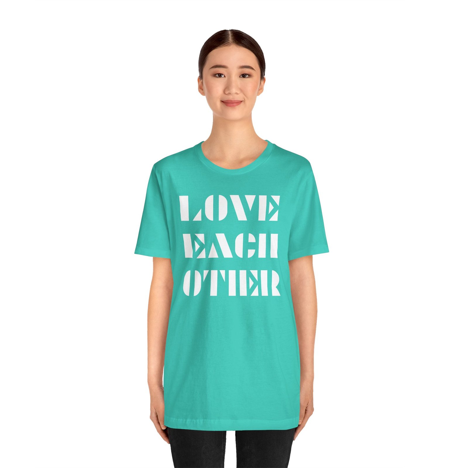 LOVE EACH OTHER - The Road Drummer Bucket T-Shirt - Image 67