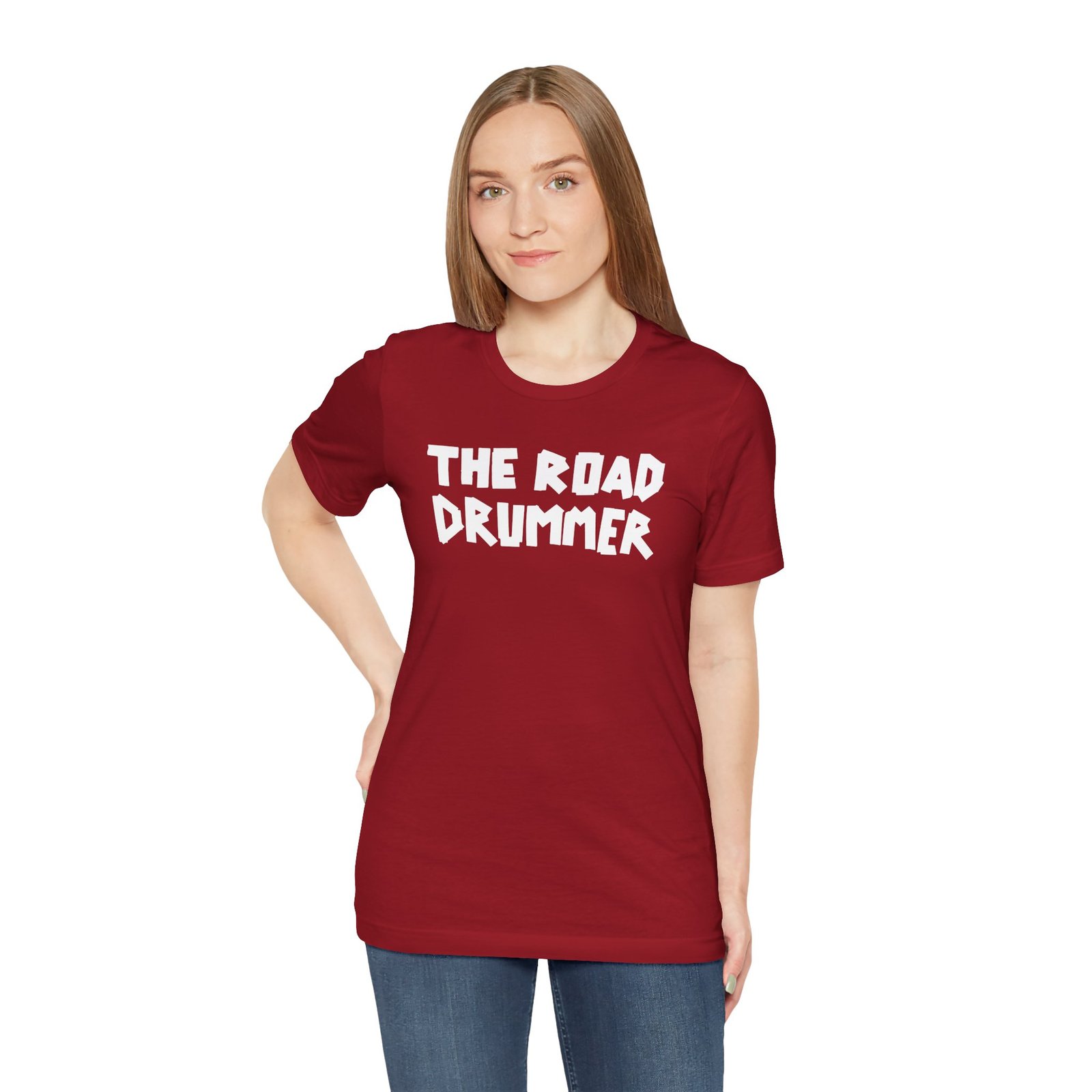 Electrical Tape Name - The Road Drummer Logo T-Shirt - Image 87