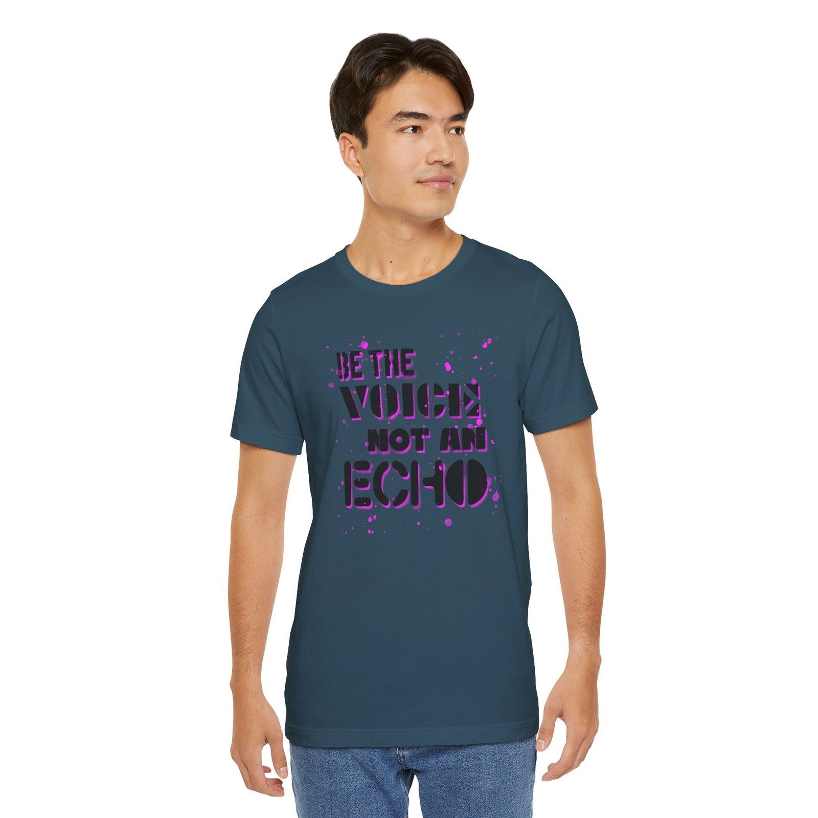 Be the Voice Not the an Echo - The Road Drummer Bucket T-Shirt - Image 30