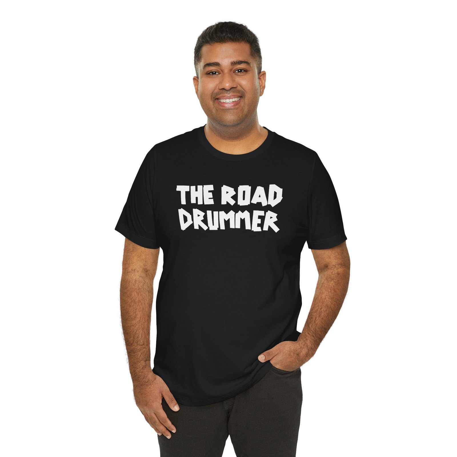 Electrical Tape Name - The Road Drummer Logo T-Shirt - Image 22