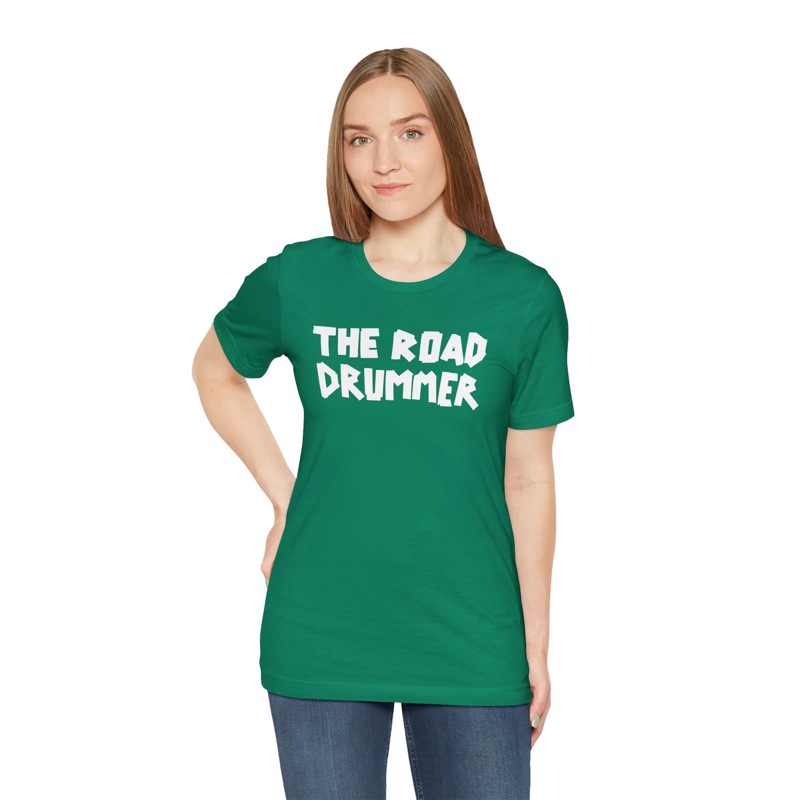 Electrical Tape Name - The Road Drummer Logo T-Shirt - Image 55