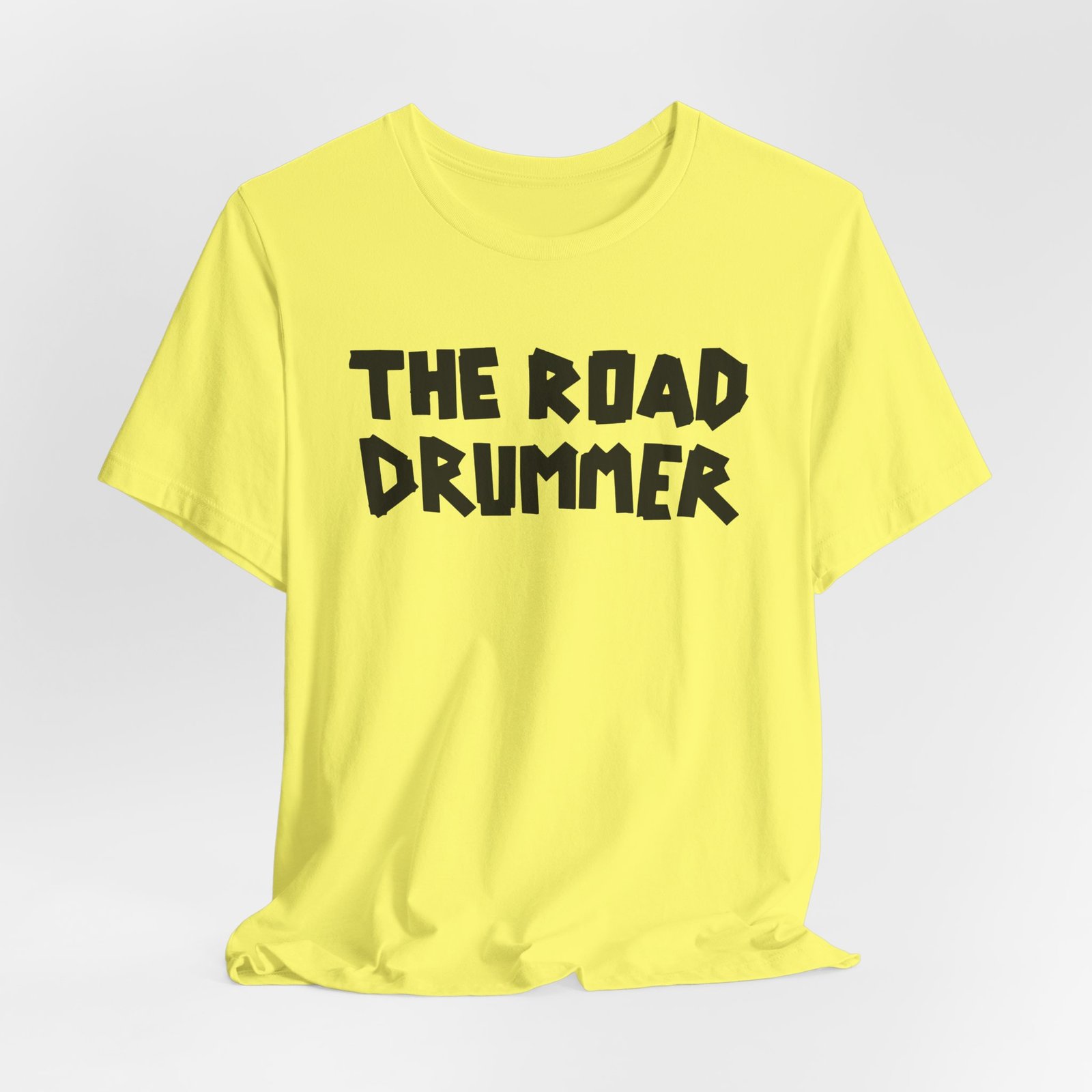 Electrical Tape Name - The Road Drummer Logo T-Shirt - Image 36