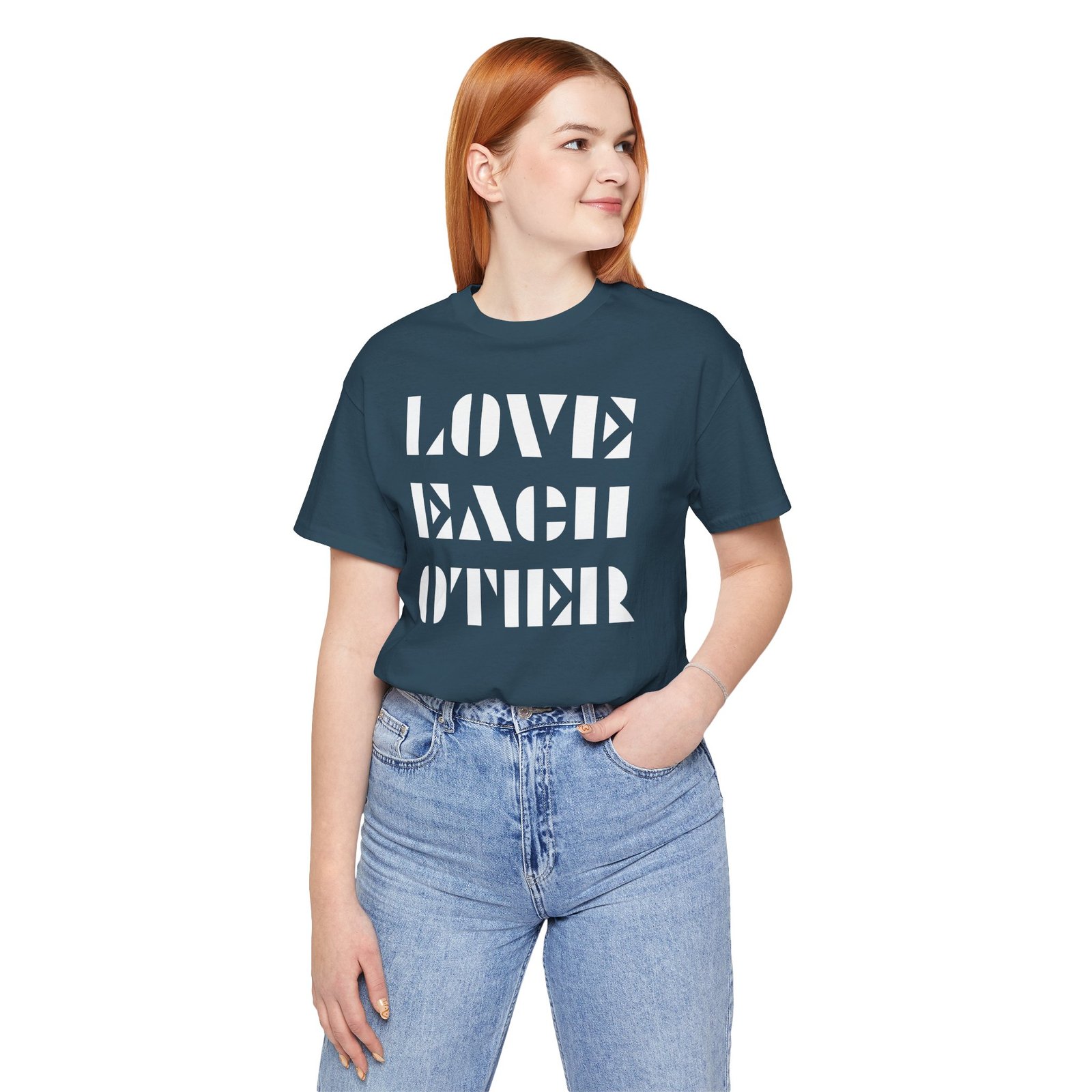 LOVE EACH OTHER - The Road Drummer Bucket T-Shirt - Image 25