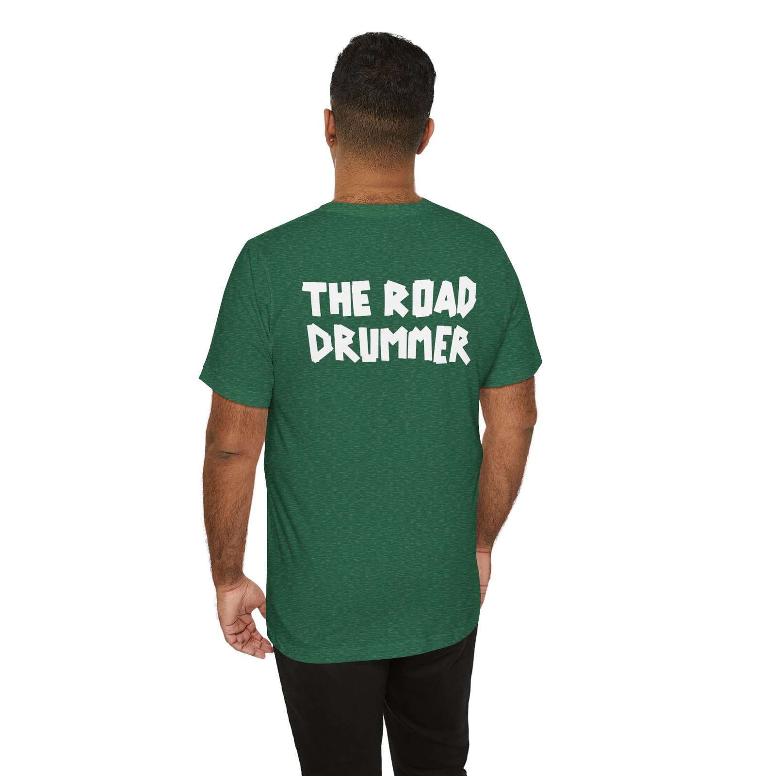 Electrical Tape Name BACK - The Road Drummer Logo T-Shirt - Image 44