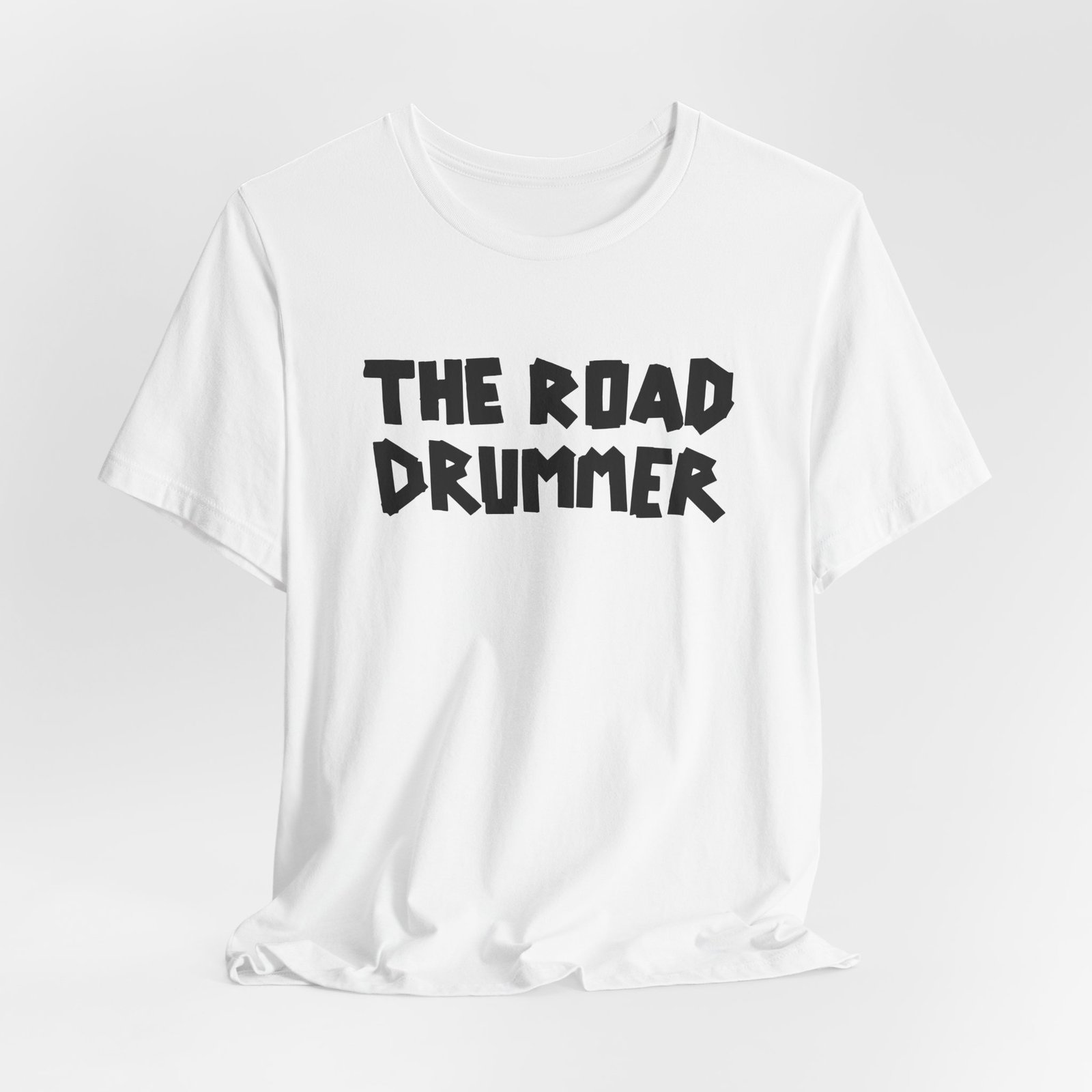 Electrical Tape Name - The Road Drummer Logo T-Shirt - Image 5