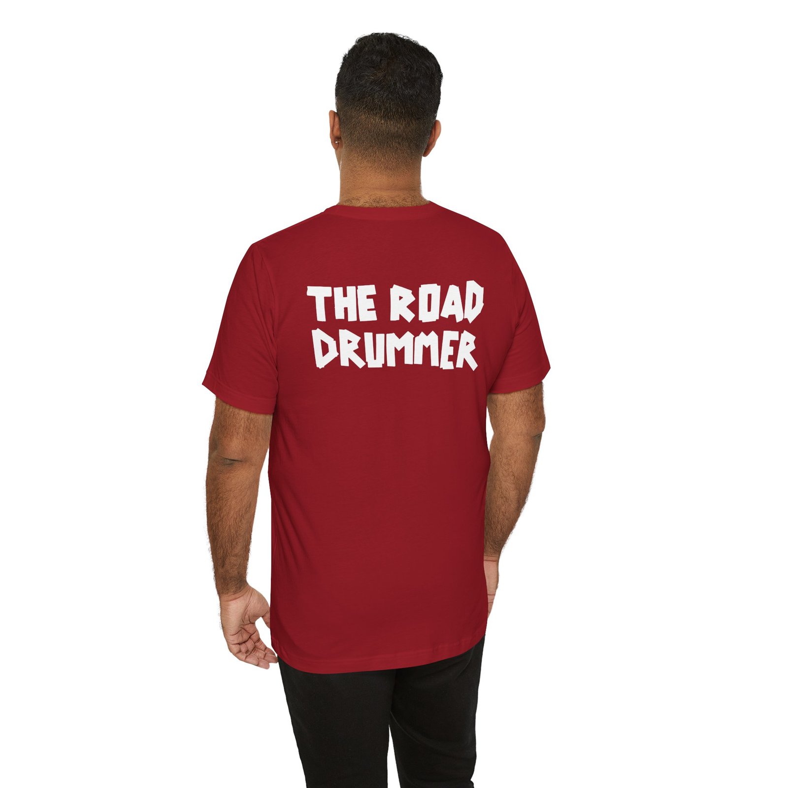 Electrical Tape Name BACK - The Road Drummer Logo T-Shirt - Image 92