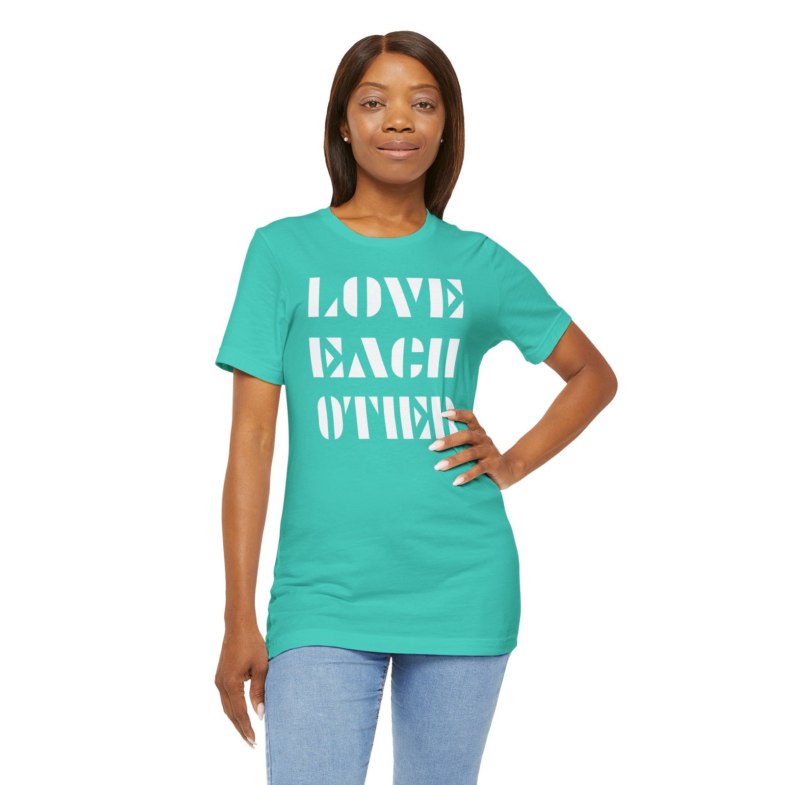LOVE EACH OTHER - The Road Drummer Bucket T-Shirt - Image 73