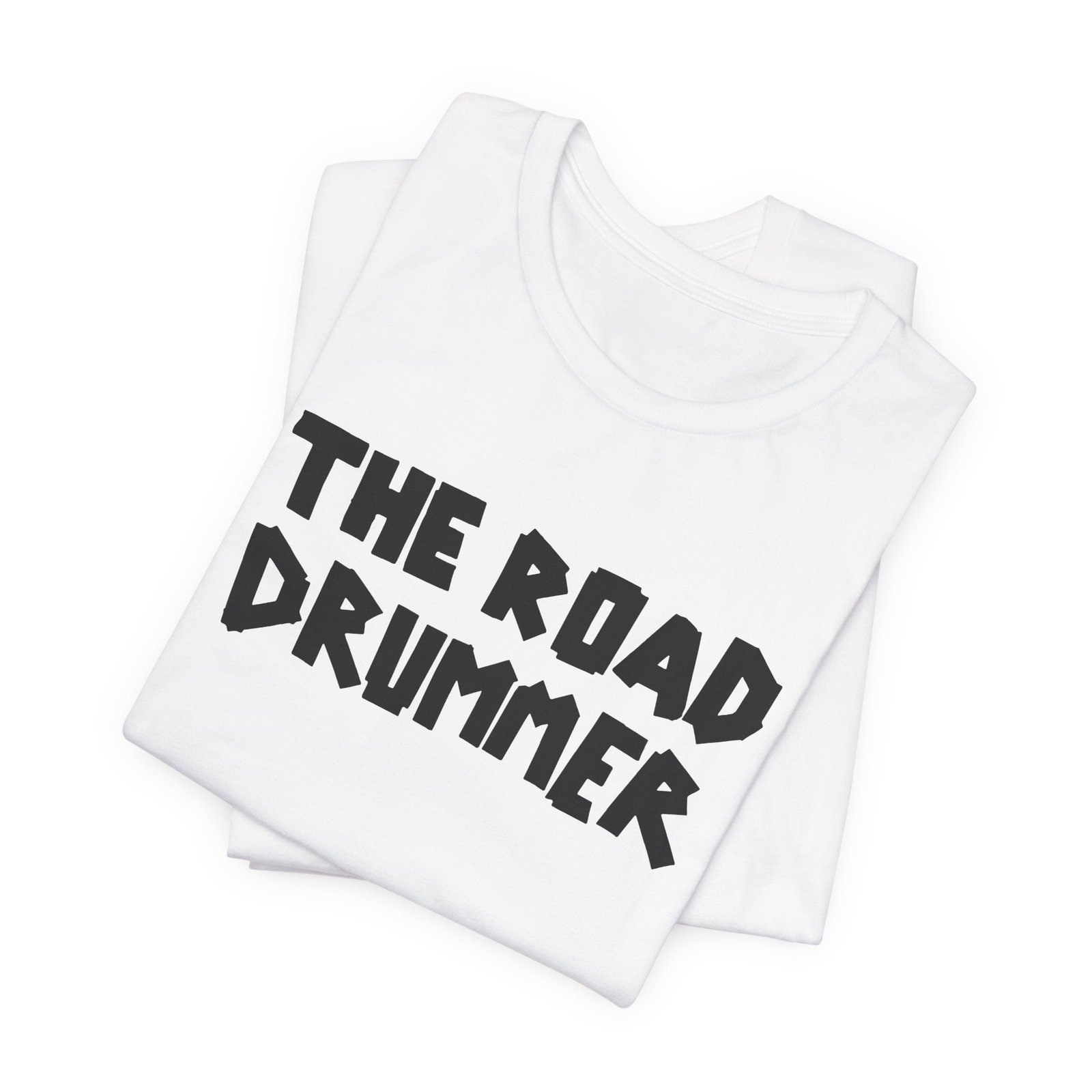 Electrical Tape Name - The Road Drummer Logo T-Shirt - Image 4