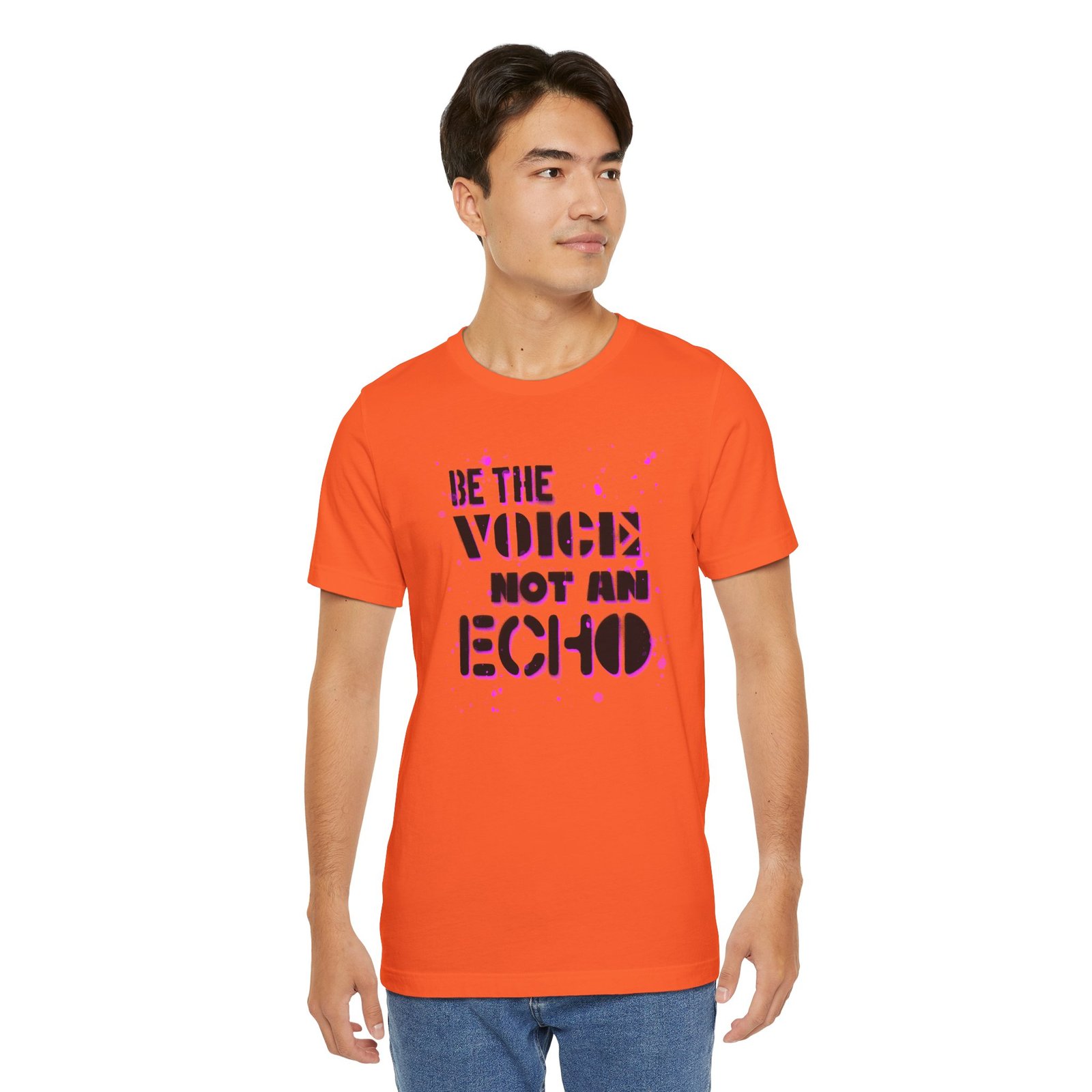 Be the Voice Not the an Echo - The Road Drummer Bucket T-Shirt - Image 14