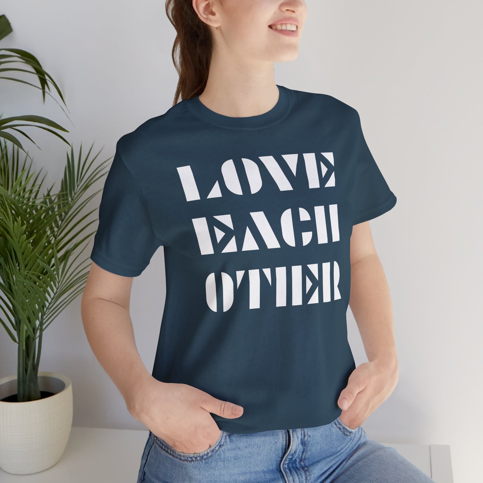 LOVE EACH OTHER - The Road Drummer Bucket T-Shirt - Image 26