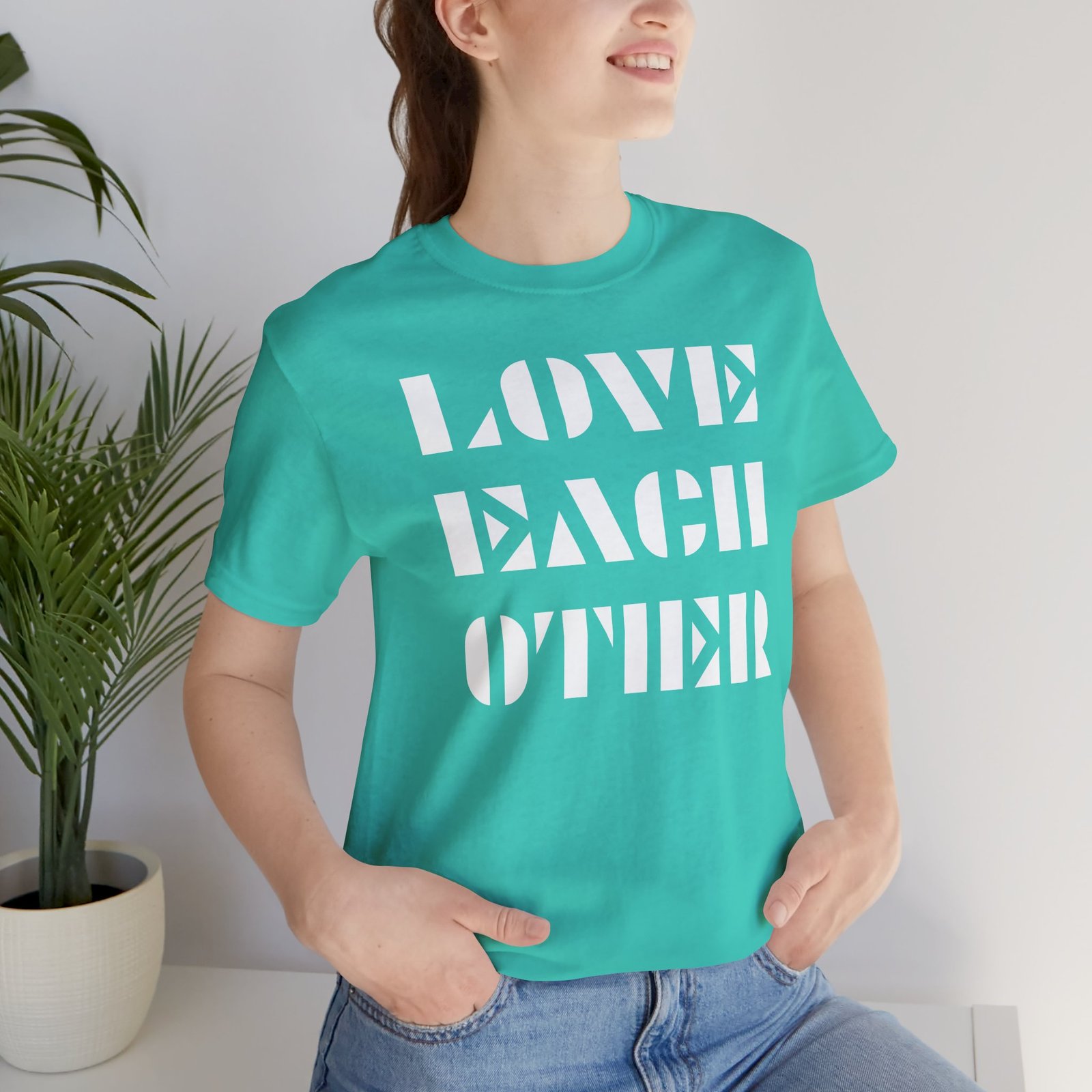 LOVE EACH OTHER - The Road Drummer Bucket T-Shirt - Image 72