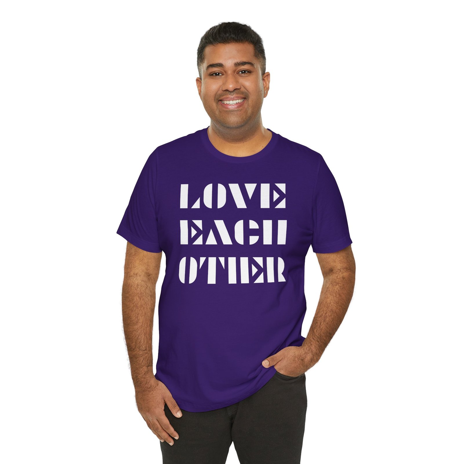 LOVE EACH OTHER - The Road Drummer Bucket T-Shirt - Image 44