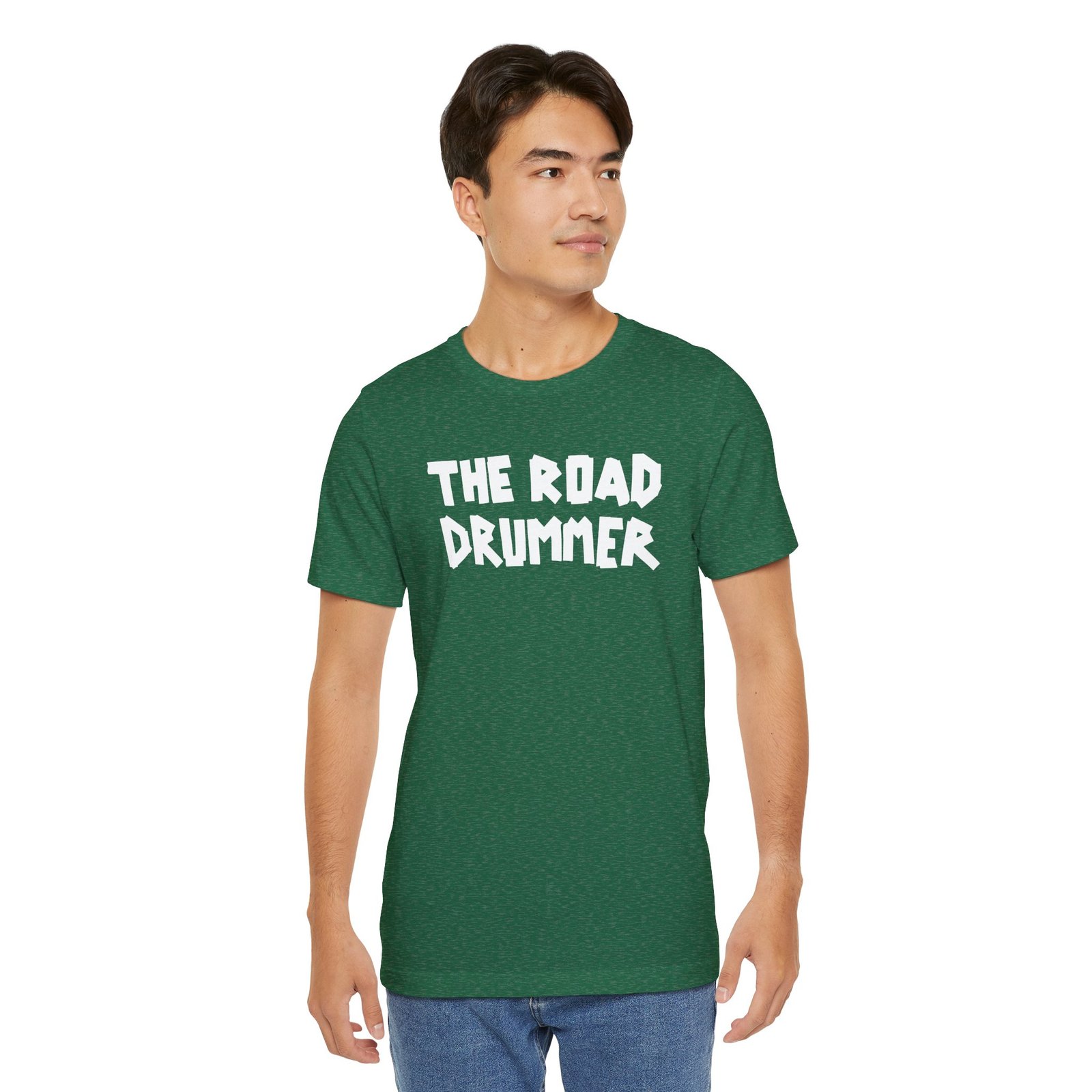 Electrical Tape Name - The Road Drummer Logo T-Shirt - Image 46