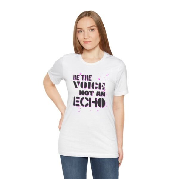 Be the Voice Not the an Echo - The Road Drummer Bucket T-Shirt