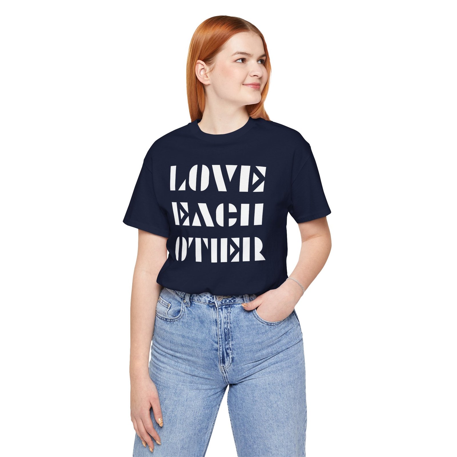 LOVE EACH OTHER - The Road Drummer Bucket T-Shirt - Image 37