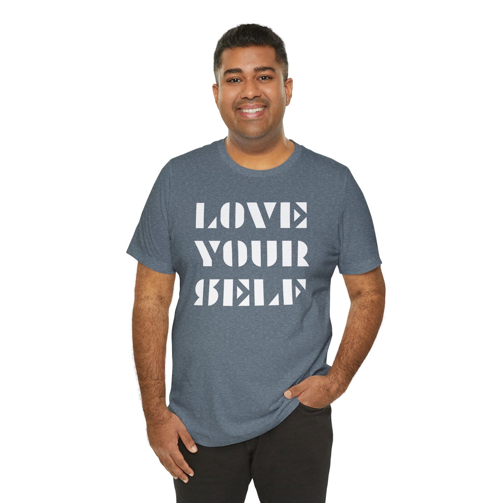 LOVE YOUR SELF - The Road Drummer Bucket T-Shirt - Image 115