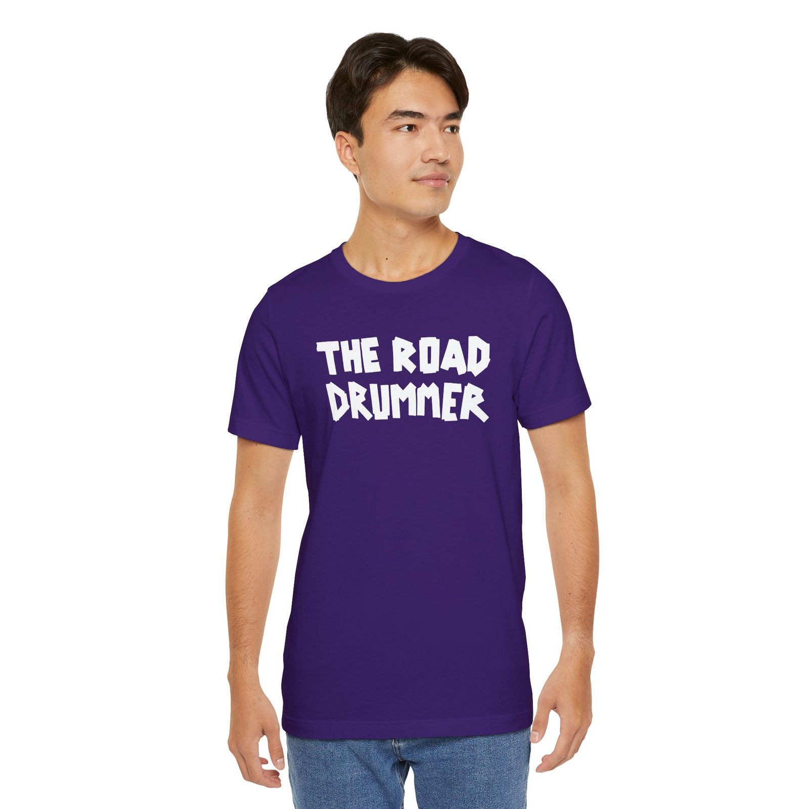 Electrical Tape Name - The Road Drummer Logo T-Shirt - Image 78