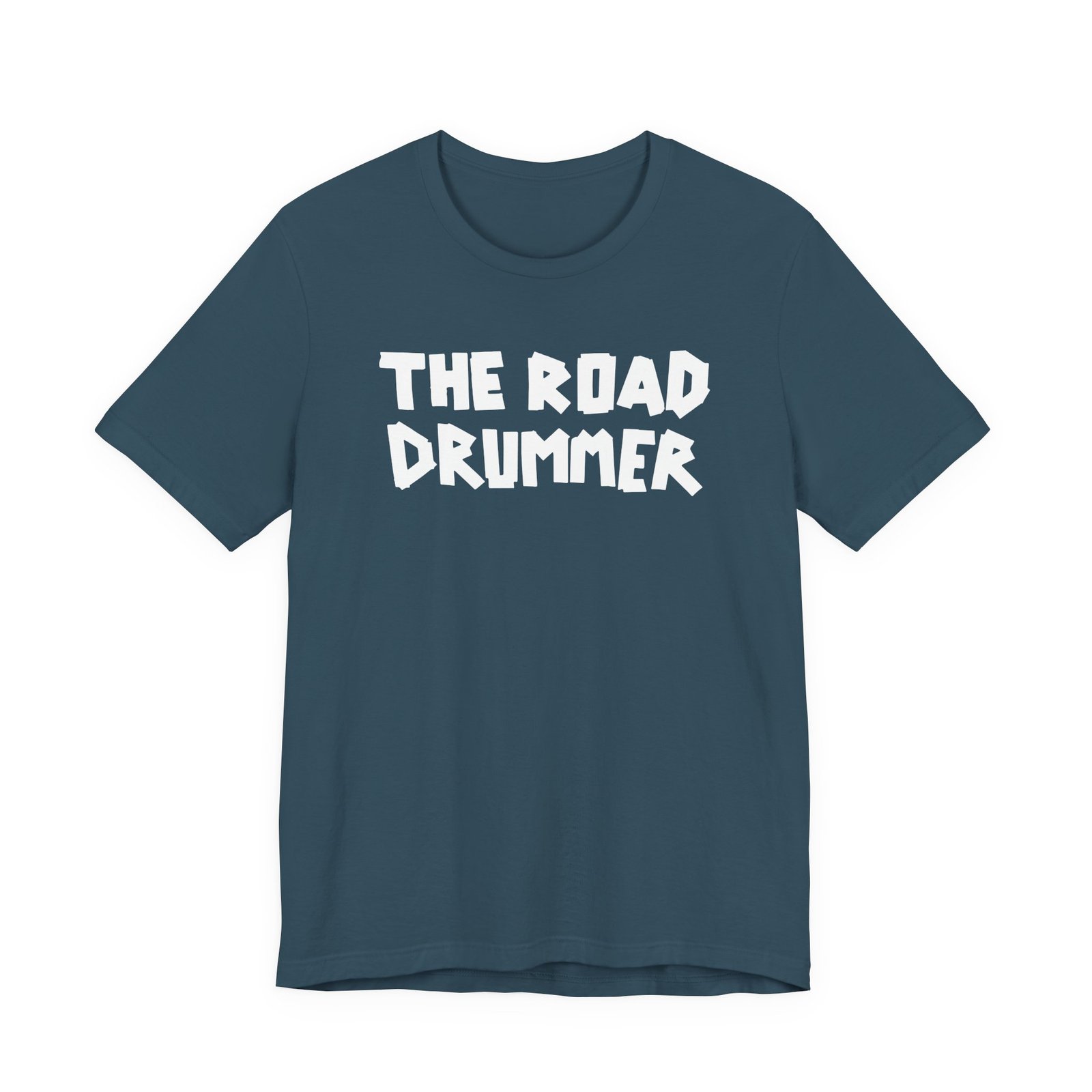 Electrical Tape Name - The Road Drummer Logo T-Shirt - Image 57
