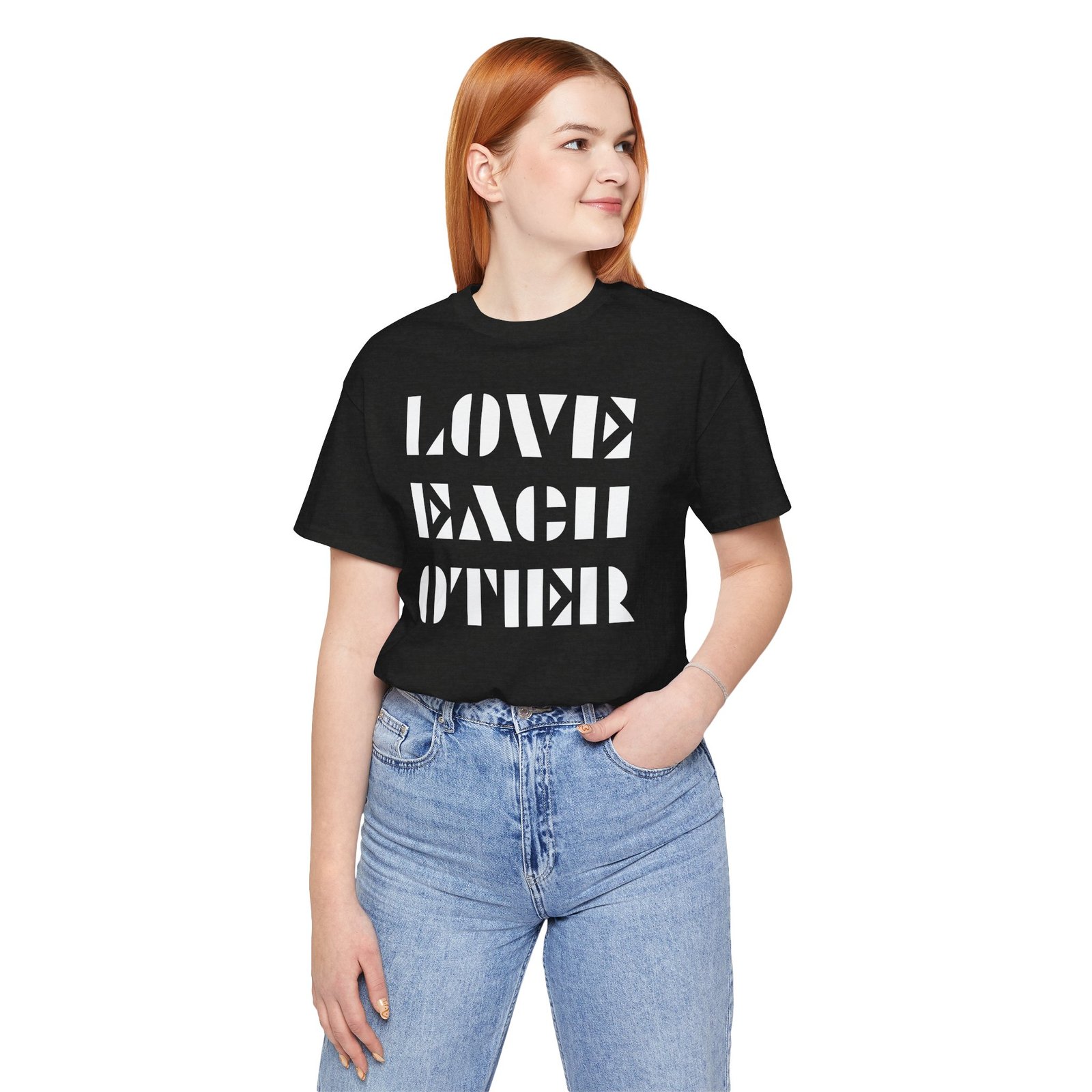 LOVE EACH OTHER - The Road Drummer Bucket T-Shirt - Image 59