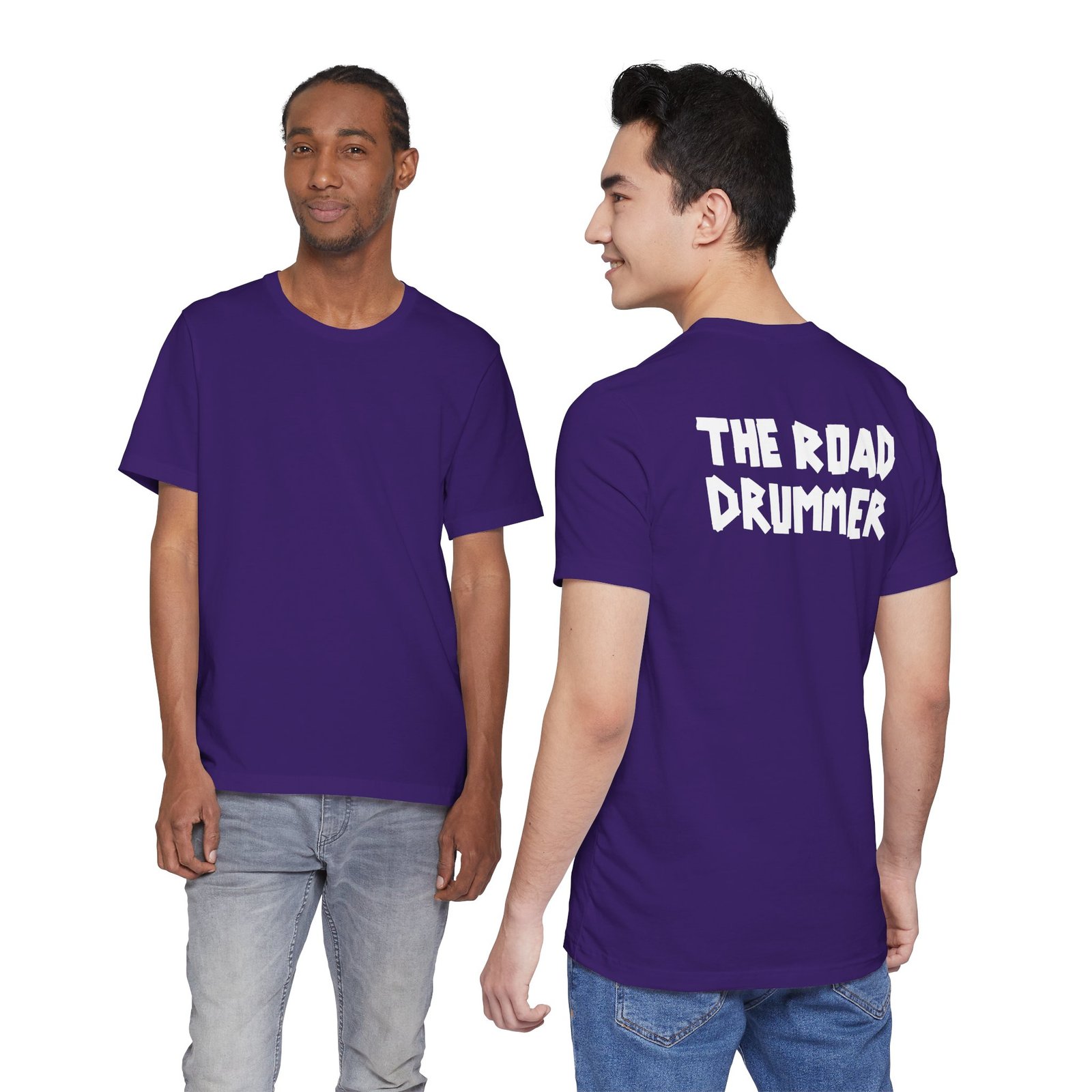 Electrical Tape Name BACK - The Road Drummer Logo T-Shirt - Image 86