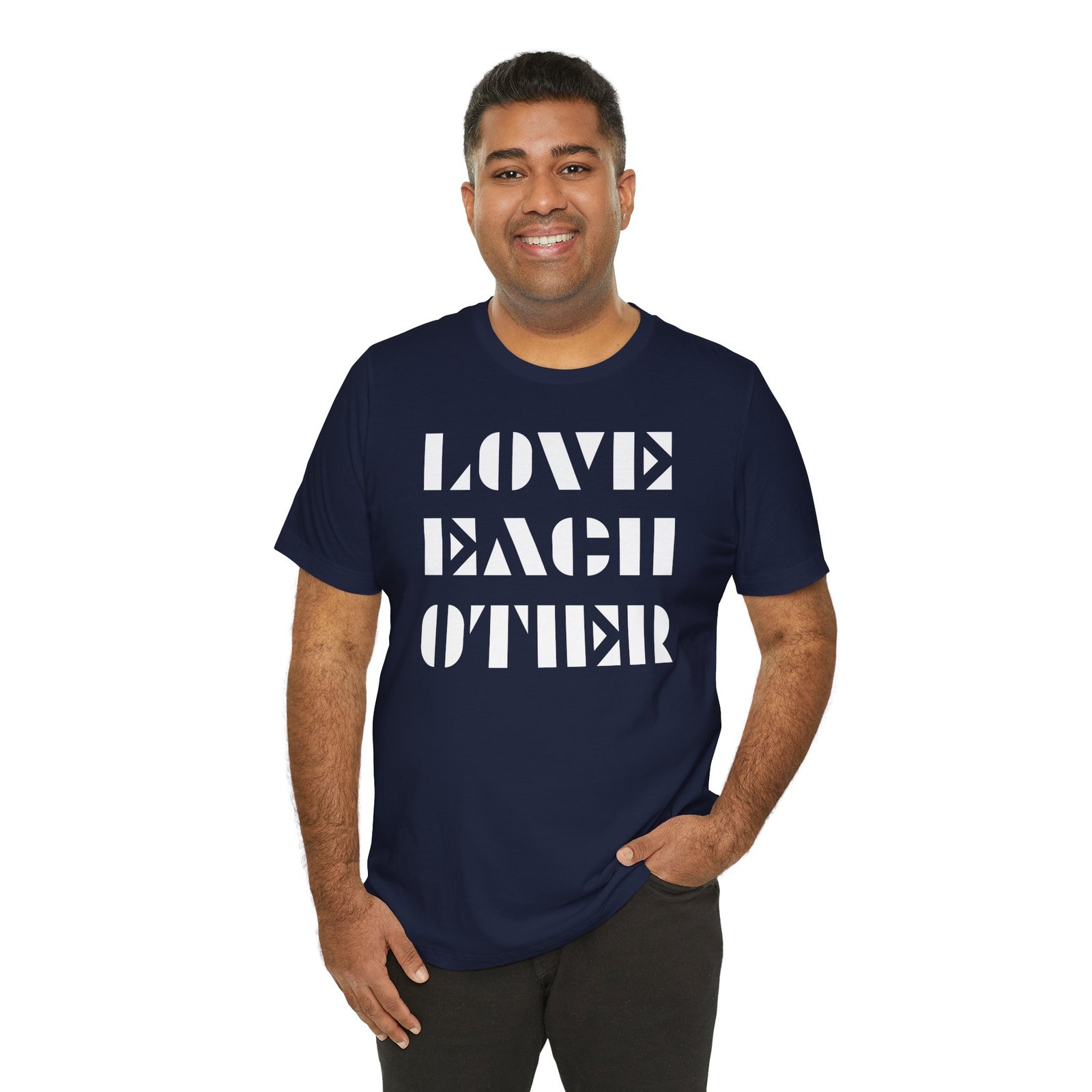 LOVE EACH OTHER - The Road Drummer Bucket T-Shirt - Image 32