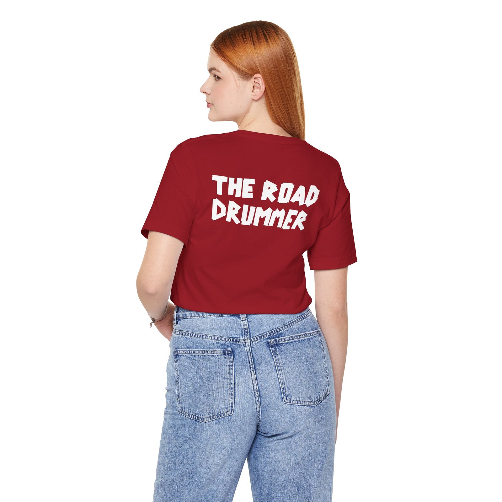 Electrical Tape Name BACK - The Road Drummer Logo T-Shirt - Image 95