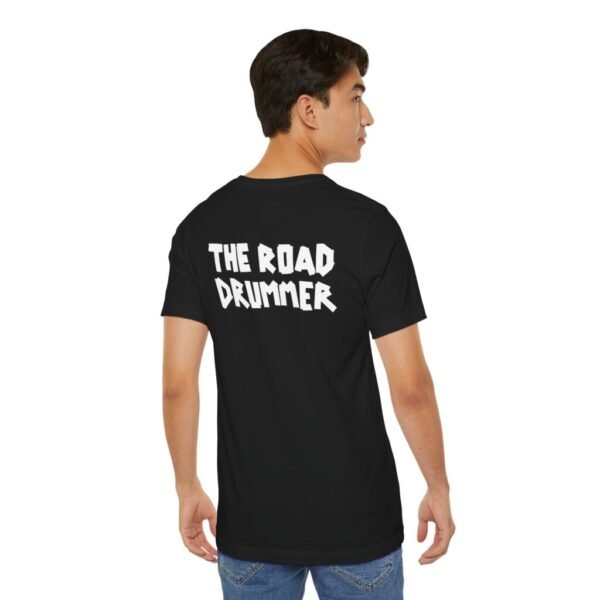 Electrical Tape Name BACK - The Road Drummer Logo T-Shirt