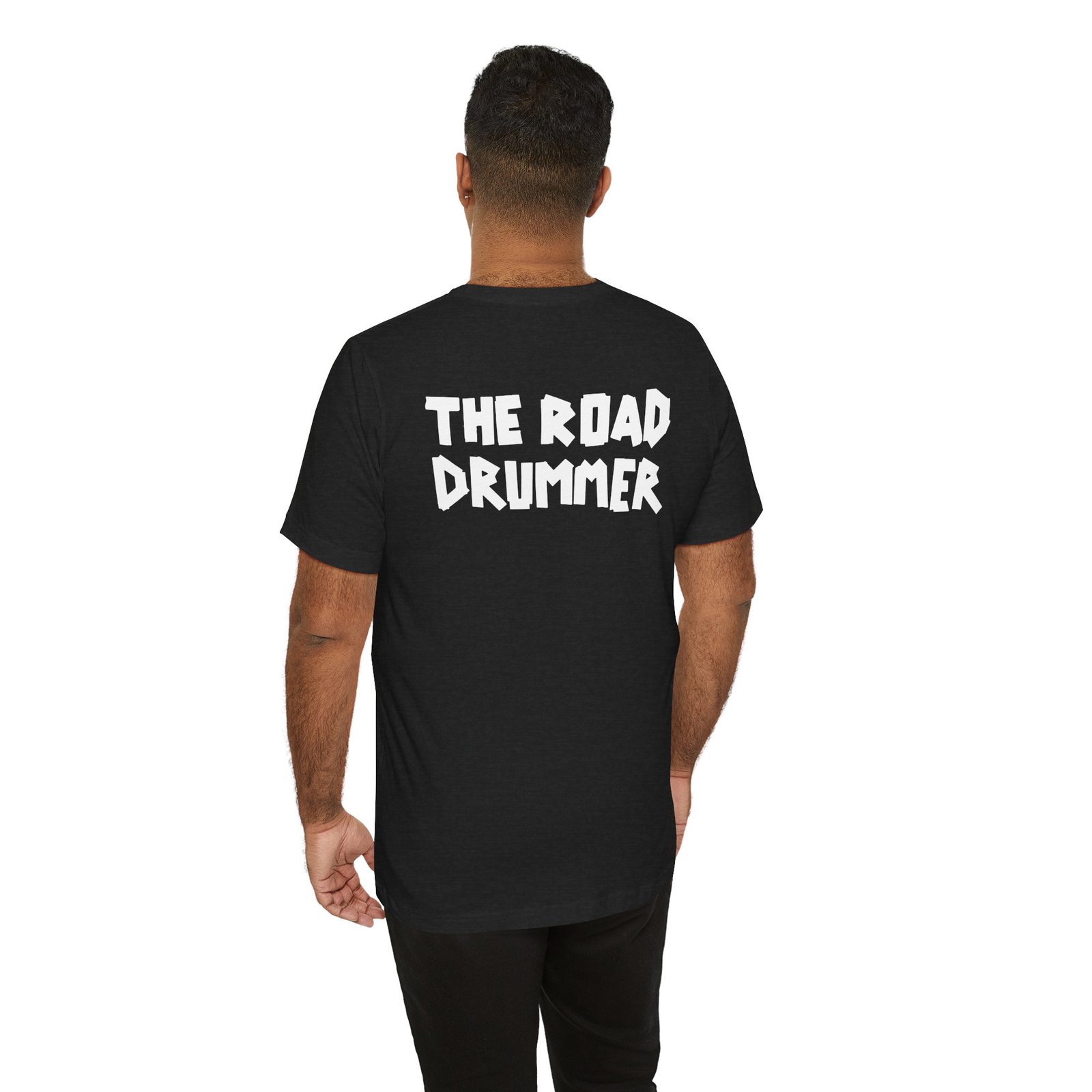 Electrical Tape Name BACK - The Road Drummer Logo T-Shirt - Image 27