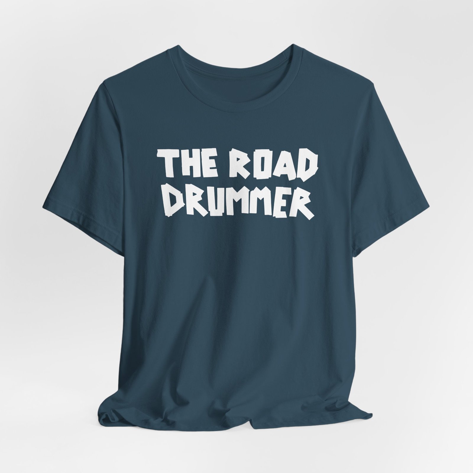 Electrical Tape Name - The Road Drummer Logo T-Shirt - Image 60