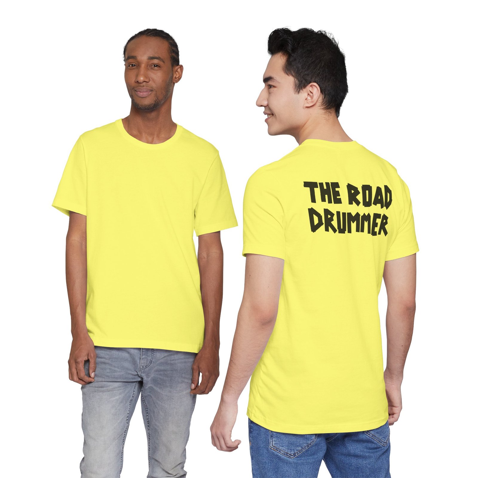Electrical Tape Name BACK - The Road Drummer Logo T-Shirt - Image 36