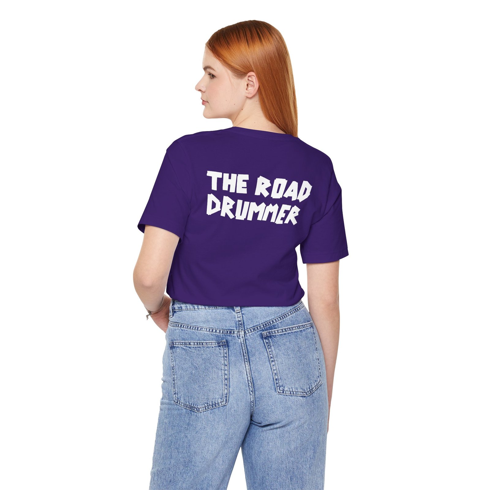 Electrical Tape Name BACK - The Road Drummer Logo T-Shirt - Image 87