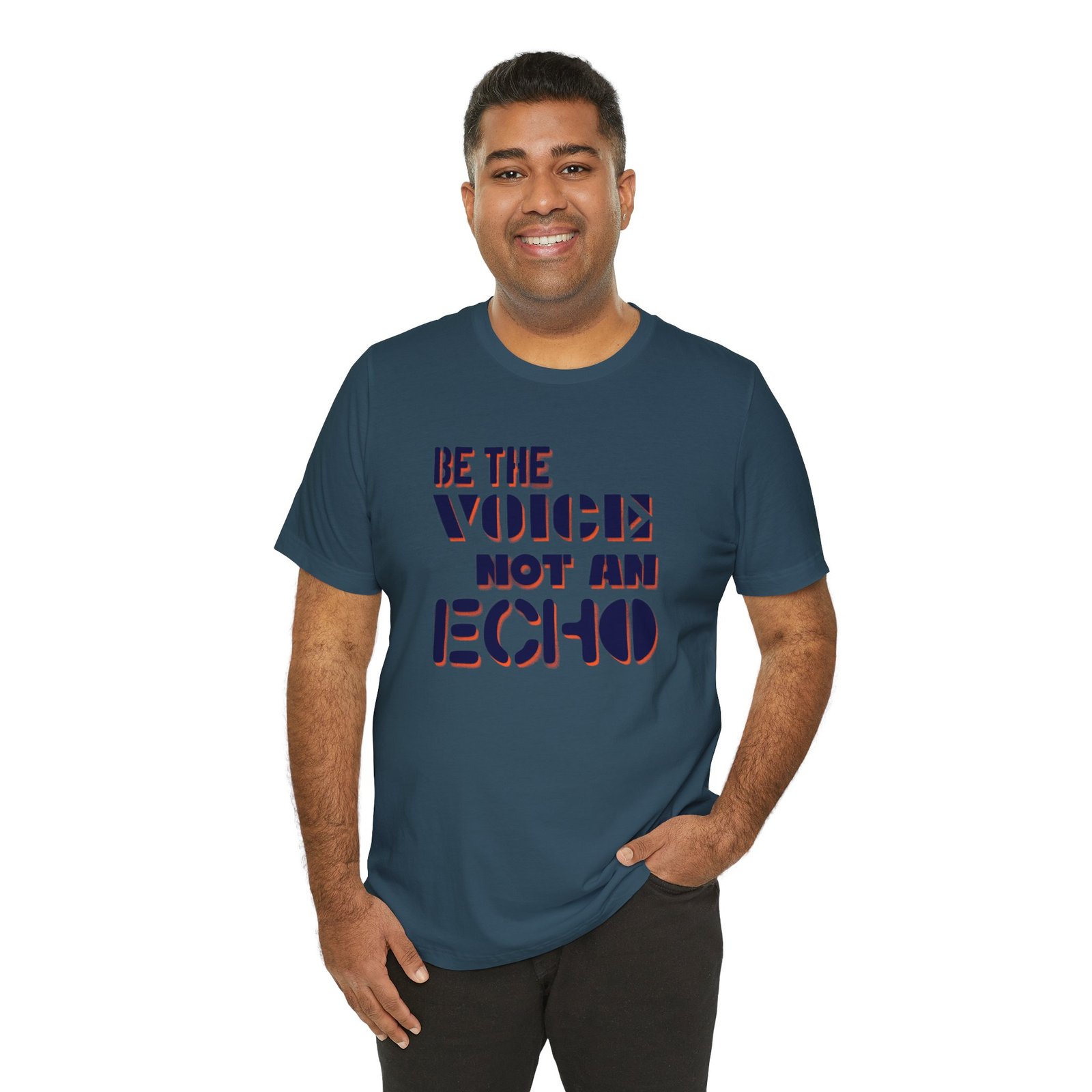 Be the Voice Not the an Echo - The Road Drummer Bucket T-Shirt - Image 21