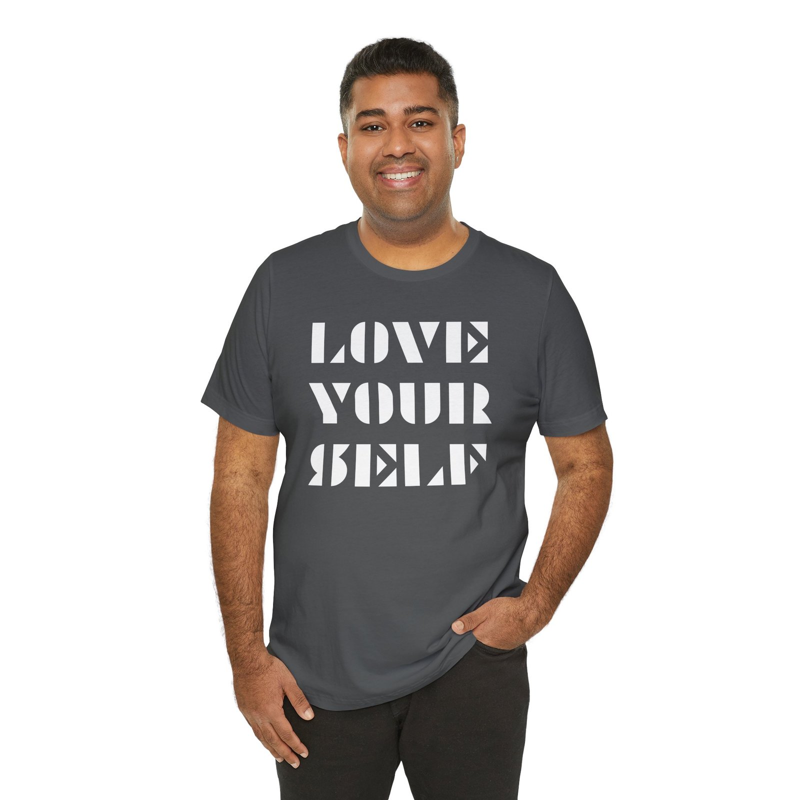 LOVE YOUR SELF - The Road Drummer Bucket T-Shirt - Image 143