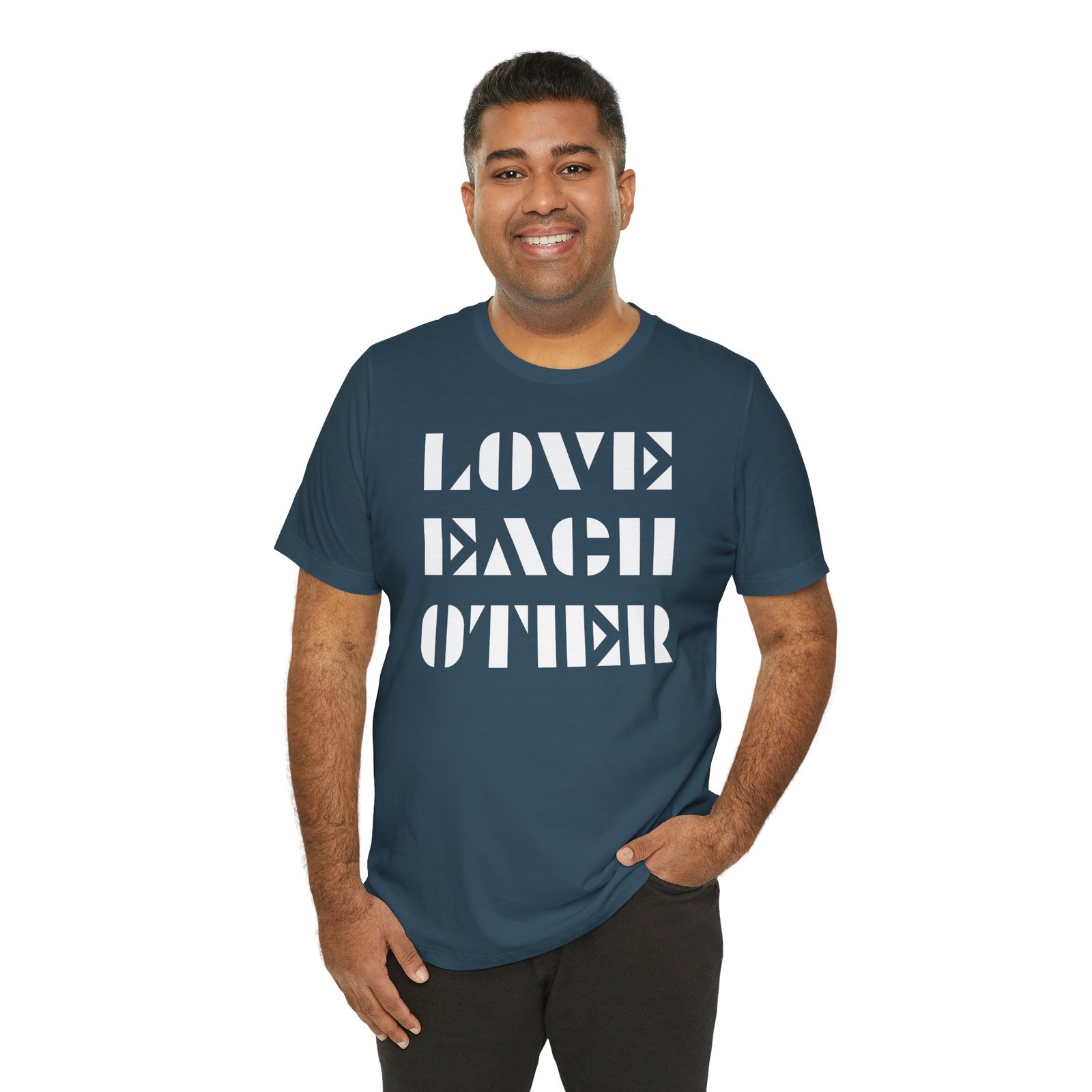 LOVE EACH OTHER - The Road Drummer Bucket T-Shirt - Image 19