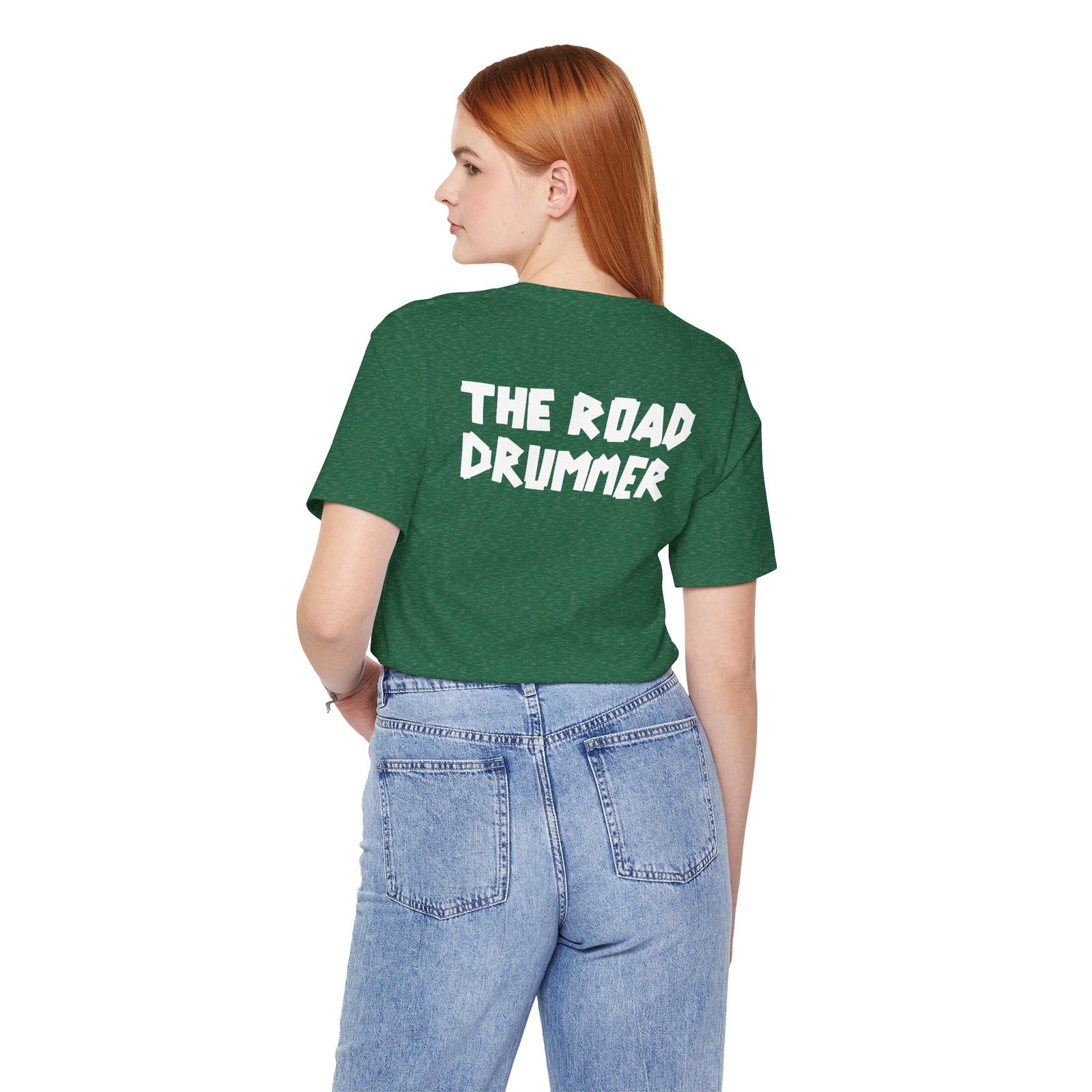 Electrical Tape Name BACK - The Road Drummer Logo T-Shirt - Image 47
